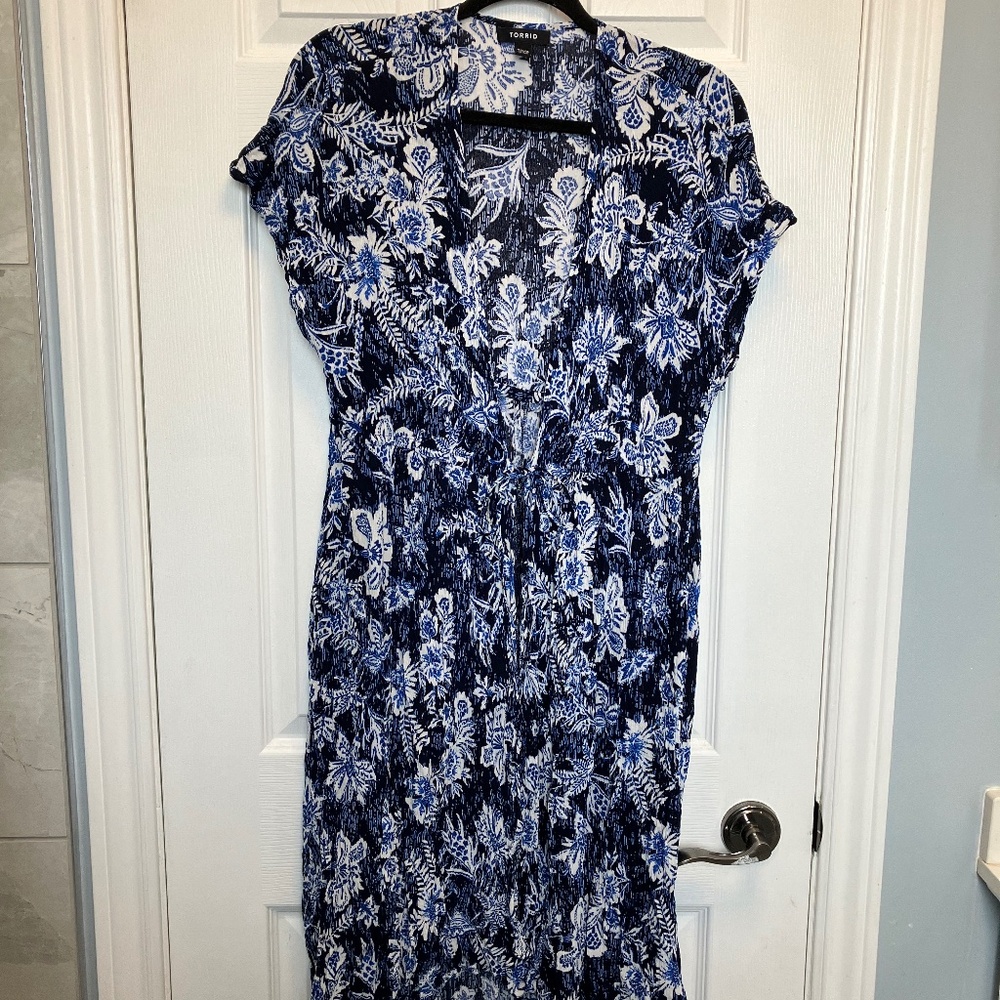 Torrid Duster Length Swim Cover Up